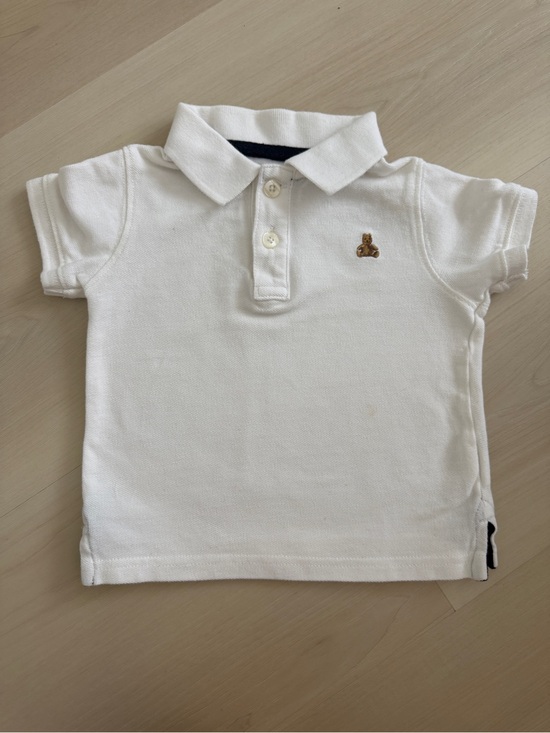 GAP Other - GAP White Kids Polo with Embroidered Bear